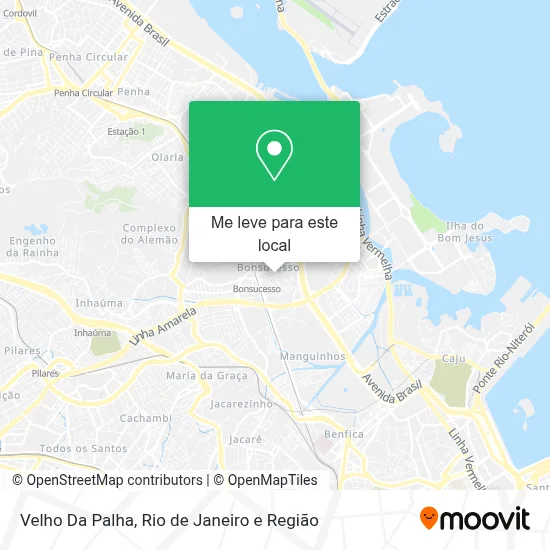 Velho Da Palha mapa