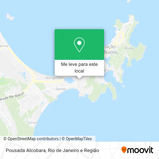 Pousada Alcobara mapa