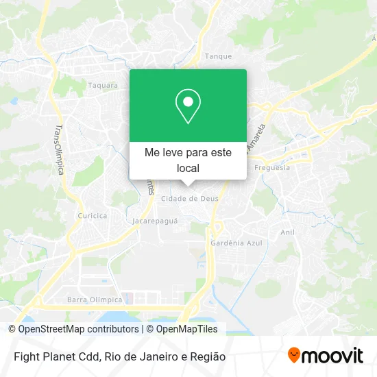 Fight Planet Cdd mapa
