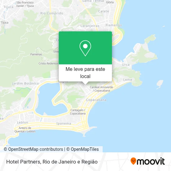 Hotel Partners mapa
