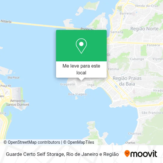 Guarde Certo Self Storage mapa
