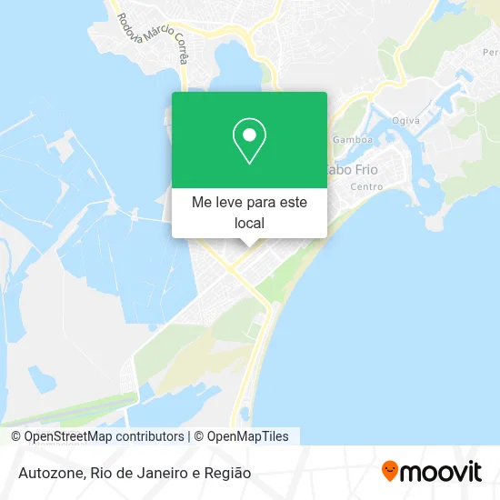 Autozone mapa