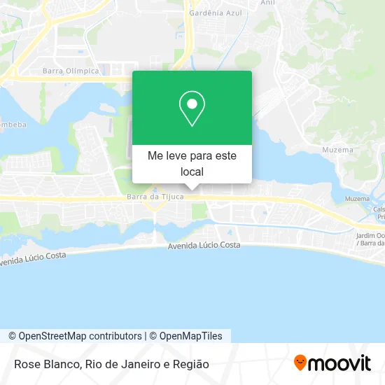 Rose Blanco mapa