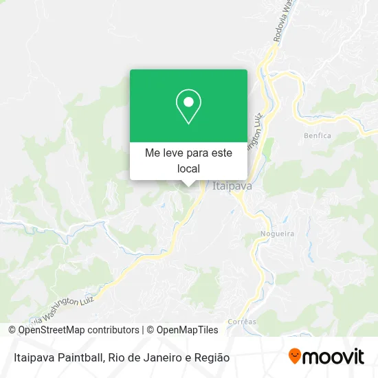 Itaipava Paintball mapa