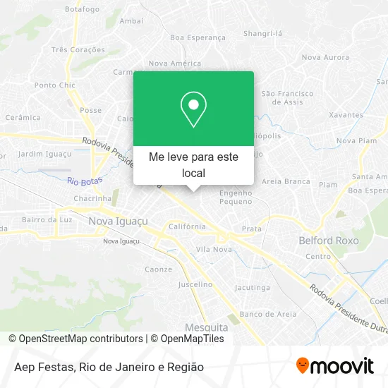 Aep Festas mapa