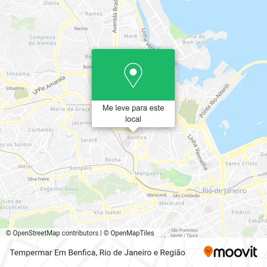 Tempermar Em Benfica mapa