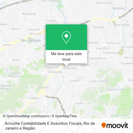 Acruche Contabilidade E Assuntos Fiscais mapa