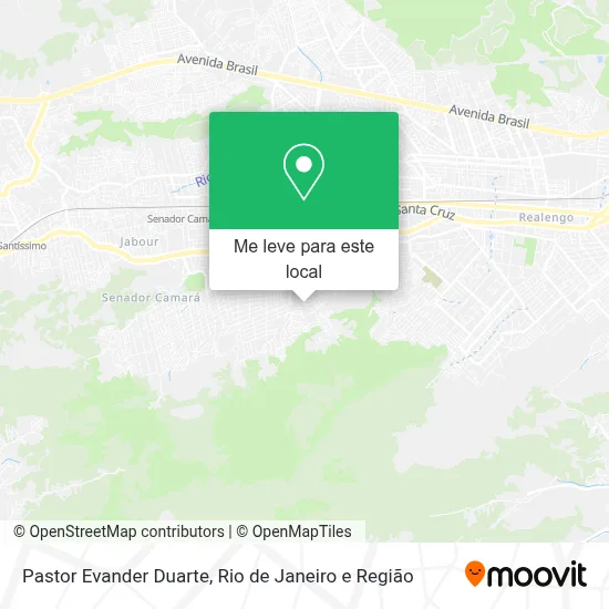 Pastor Evander Duarte mapa