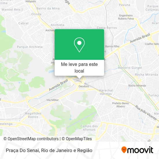 Praça Do Senai mapa