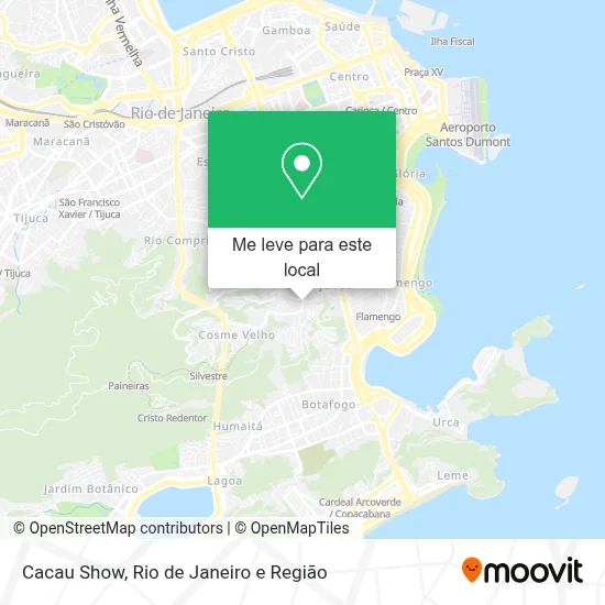 Cacau Show mapa