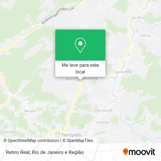 Retiro Real mapa