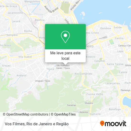 Vos Filmes mapa