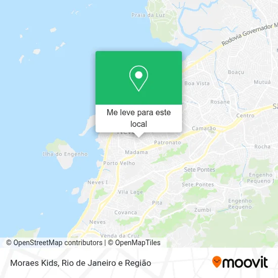 Moraes Kids mapa
