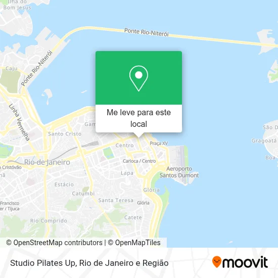 Studio Pilates Up mapa