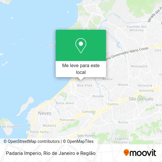 Padaria Imperio mapa