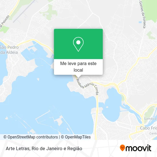 Arte Letras mapa