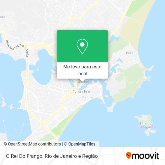 O Rei Do Frango mapa