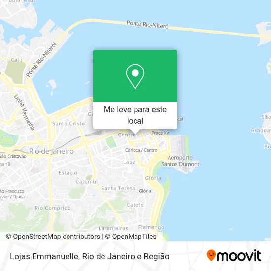 Lojas Emmanuelle mapa