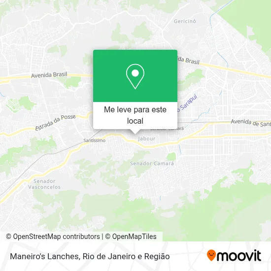 Maneiro's Lanches mapa