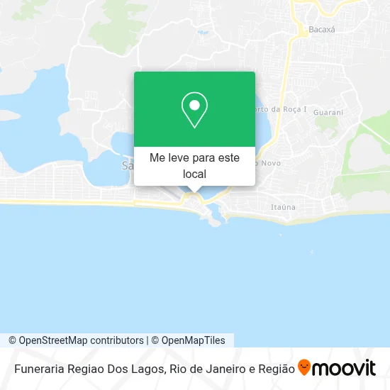Funeraria Regiao Dos Lagos mapa