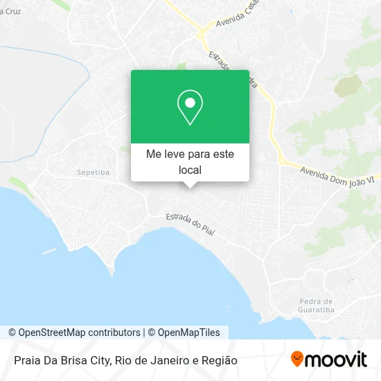Praia Da Brisa City mapa