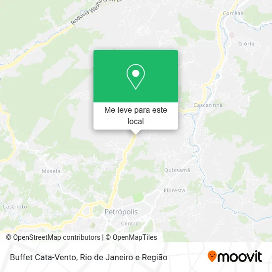 Buffet Cata-Vento mapa