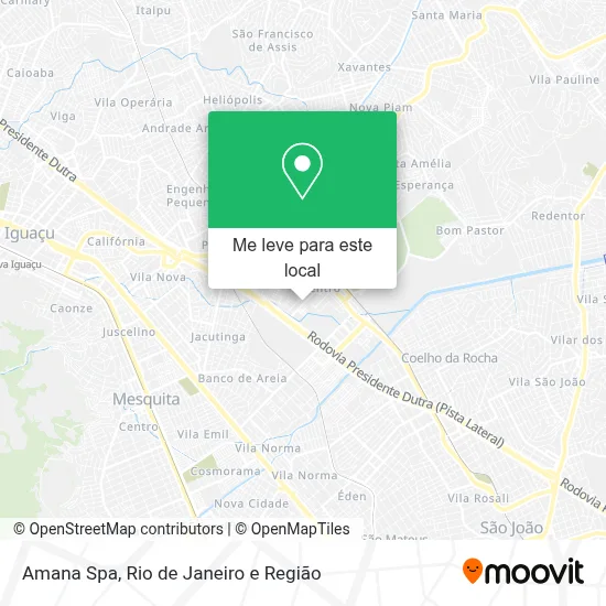 Amana Spa mapa