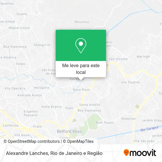 Alexandre Lanches mapa