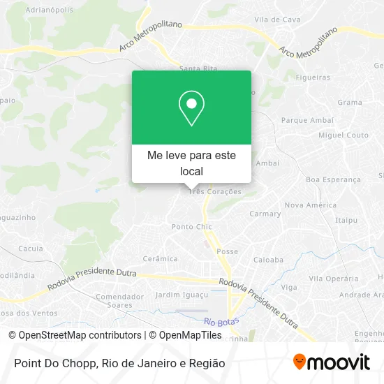 Point Do Chopp mapa