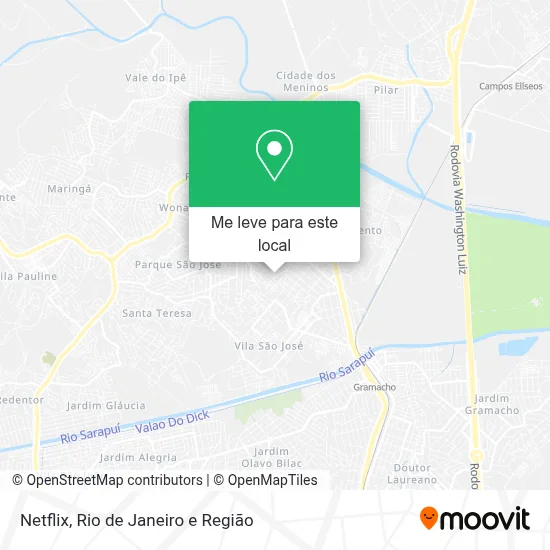 Netflix mapa