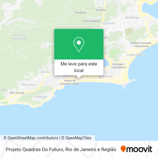 Projeto Quadras Do Futuro mapa