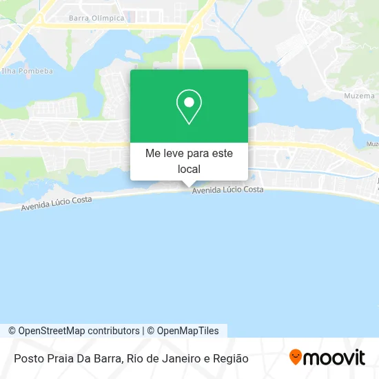 Posto Praia Da Barra mapa