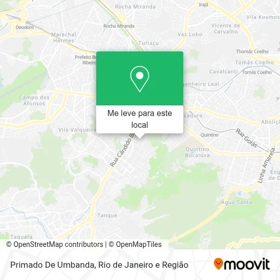 Primado De Umbanda mapa