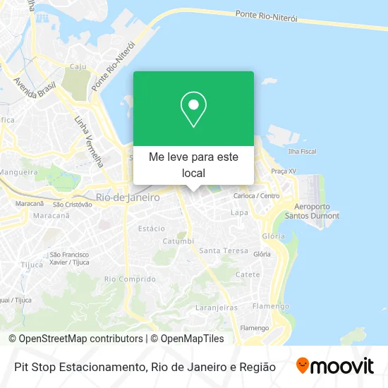 Pit Stop Estacionamento mapa