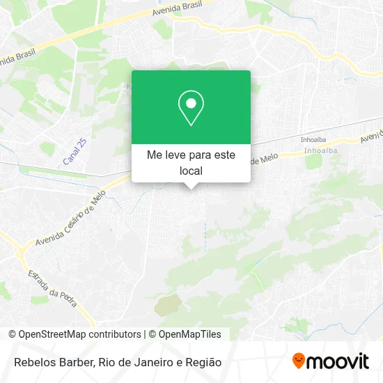 Rebelos Barber mapa