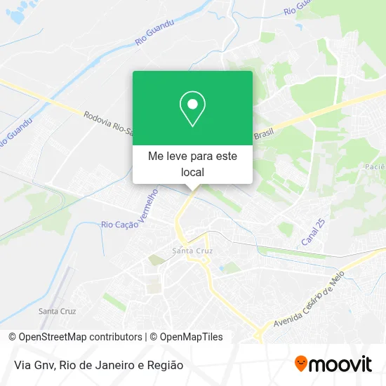 Via Gnv mapa