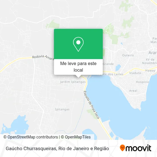 Gaúcho Churrasqueiras mapa