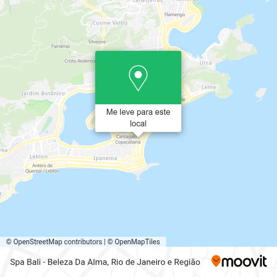 Spa Bali - Beleza Da Alma mapa