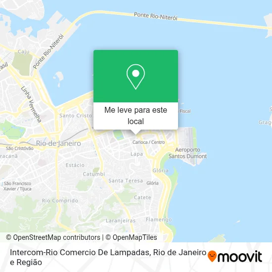 Intercom-Rio Comercio De Lampadas mapa