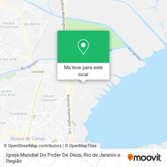 Igreja Mundial Do Poder De Deus mapa