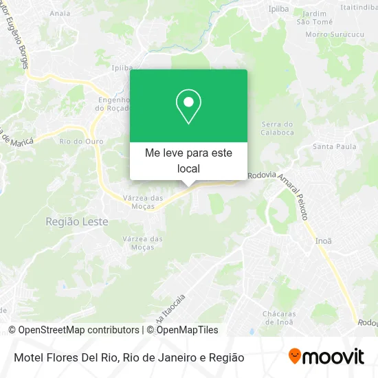 Motel Flores Del Rio mapa