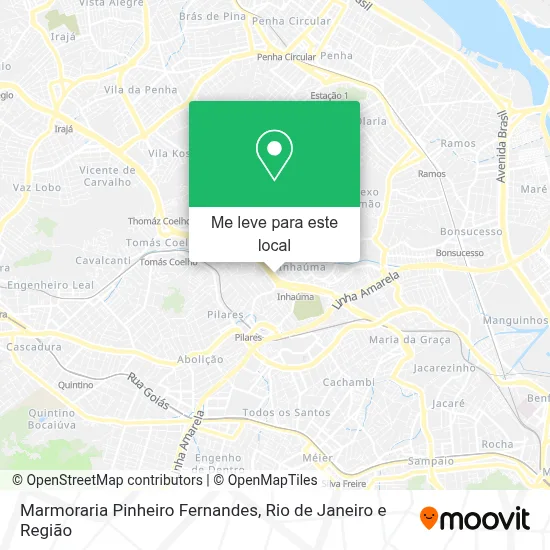 Marmoraria Pinheiro Fernandes mapa