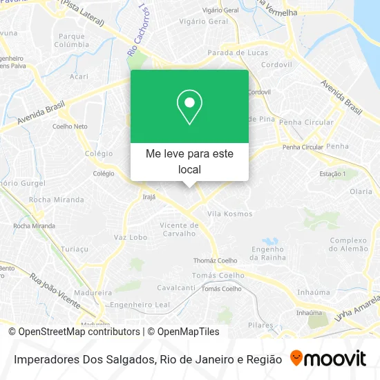 Imperadores Dos Salgados mapa