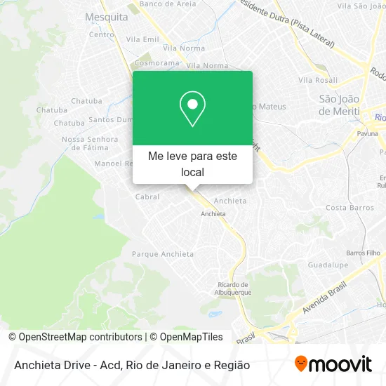 Anchieta Drive - Acd mapa