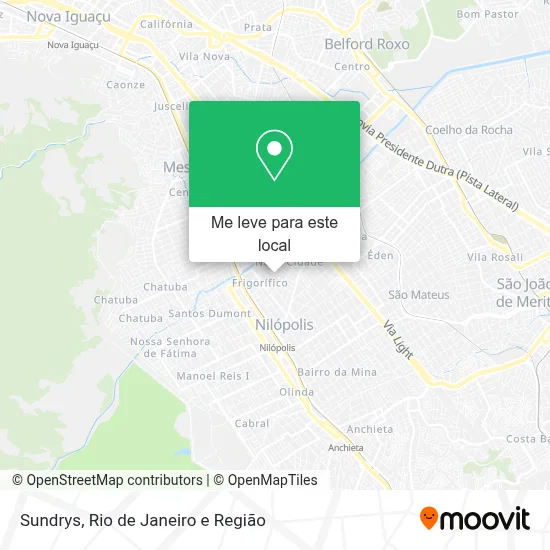 Sundrys mapa