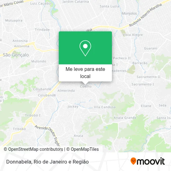 Donnabela mapa