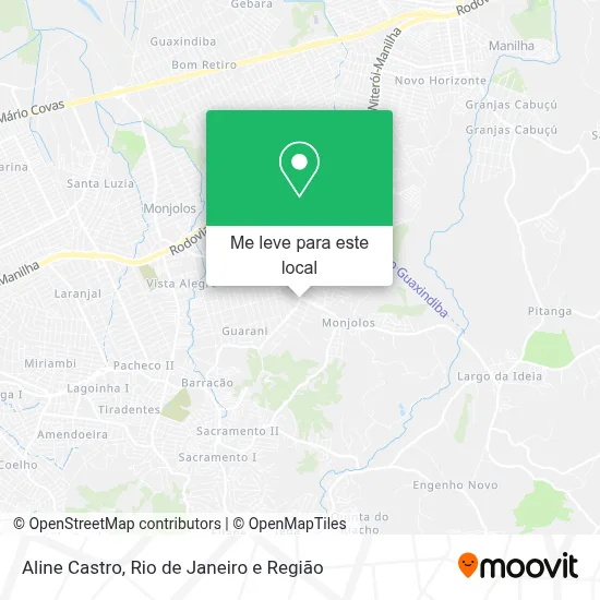 Aline Castro mapa