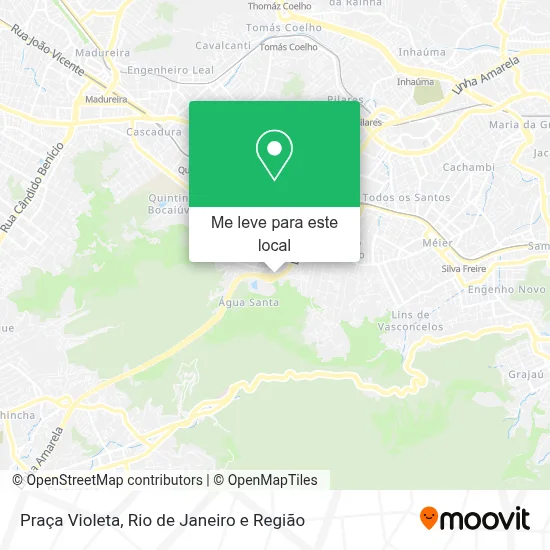 Praça Violeta mapa