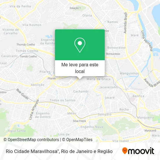 Rio Cidade Maravilhosa" mapa