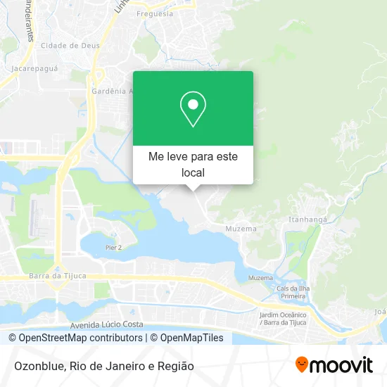Ozonblue mapa
